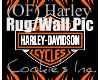 (OF) Harley Rug/Wall Pic