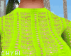 C~Lime Neon Crochet