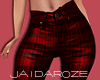 Blaq & Red Plaid Sheen