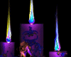 Animated Purple Candles