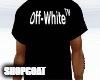 OFF-W  Black T-Shirt M/F
