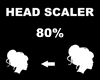 B| Head Scaler 80%