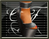 !CF Black Zipper Wedge
