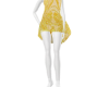 yellow sexy sequncedress