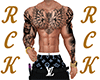 RCK§Owl Muscle Tattoo 2
