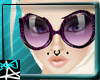 |aD| zebra glasses purpl