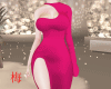 梅 fuchsia dress