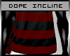 Red & Black Stripe Tank.