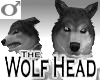 Wolf head ANIMATED gray