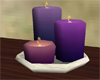 Candles w/animated flame