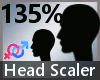 Head Scaler 135% M A