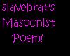 Masochist Poem