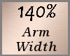 Arm Scaler 140% F