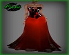 Red Satin Hearts Gown