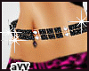 BellyChain Diamond Blk*S