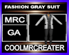 FASHION GRAY SUIT