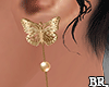 Gold Butterfly Ear