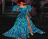 MR Aqua vintage gown