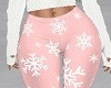 Pink Snowflake Leggings