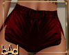Red Satin Shorts