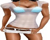 White shorts full outfit