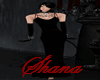 Black Red Elegant Dress