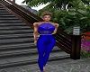 SheerBlueHalterTop&Pants