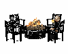 table,chairs,fire