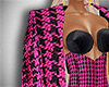 Latiah Pink Plaid Coat