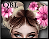 Pink Flower Buns