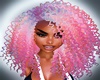 Pink Ombre Hair Afro