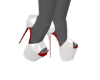 Pinup Doll Heels WHT