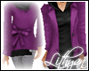 Lady suit, purple/black