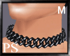 PS. Blk Chain Necklace M