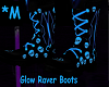 Raver Boots *Blue *M