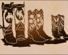 Country Boots Silhouette