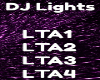 DJ Lights Purple Stars