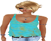 Turq Lace Tank