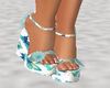 Butterfly Wedge Sandals