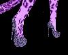 !BD Purple Cheetah Pumps