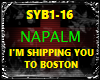 SHIPPING U 2 BOSTON DUB
