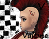 Val - Mohawk Red Blk Val