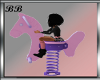 {BB} Pink Horse Rocker