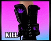 Weed Boots Purple REQ