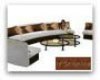 White & Brown Sofa