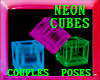 NEON BOXS COUPLES CUBES