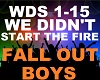 Fall Out Boys -We Didn't