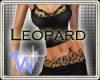 *W* Black Leopard Lace