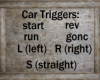 TF* Car Trigger Sign