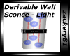 Derivable wall Sconce